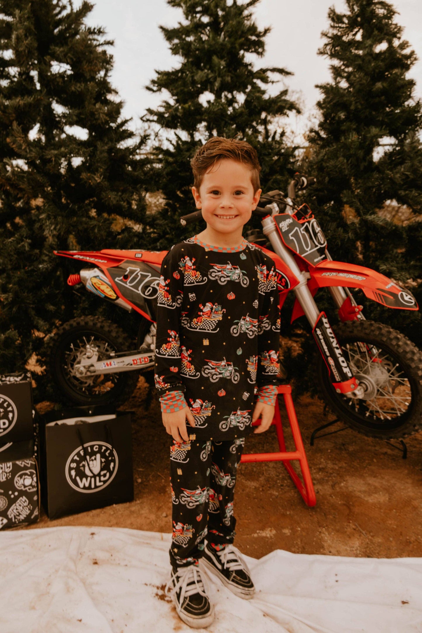 Santas Speedy Sleigh Toddler & Youth Pajamas *PREORDER*