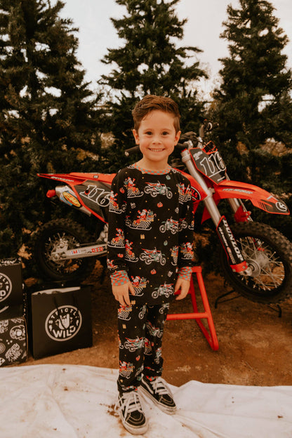 Santas Speedy Sleigh Toddler & Youth Pajamas *PREORDER*