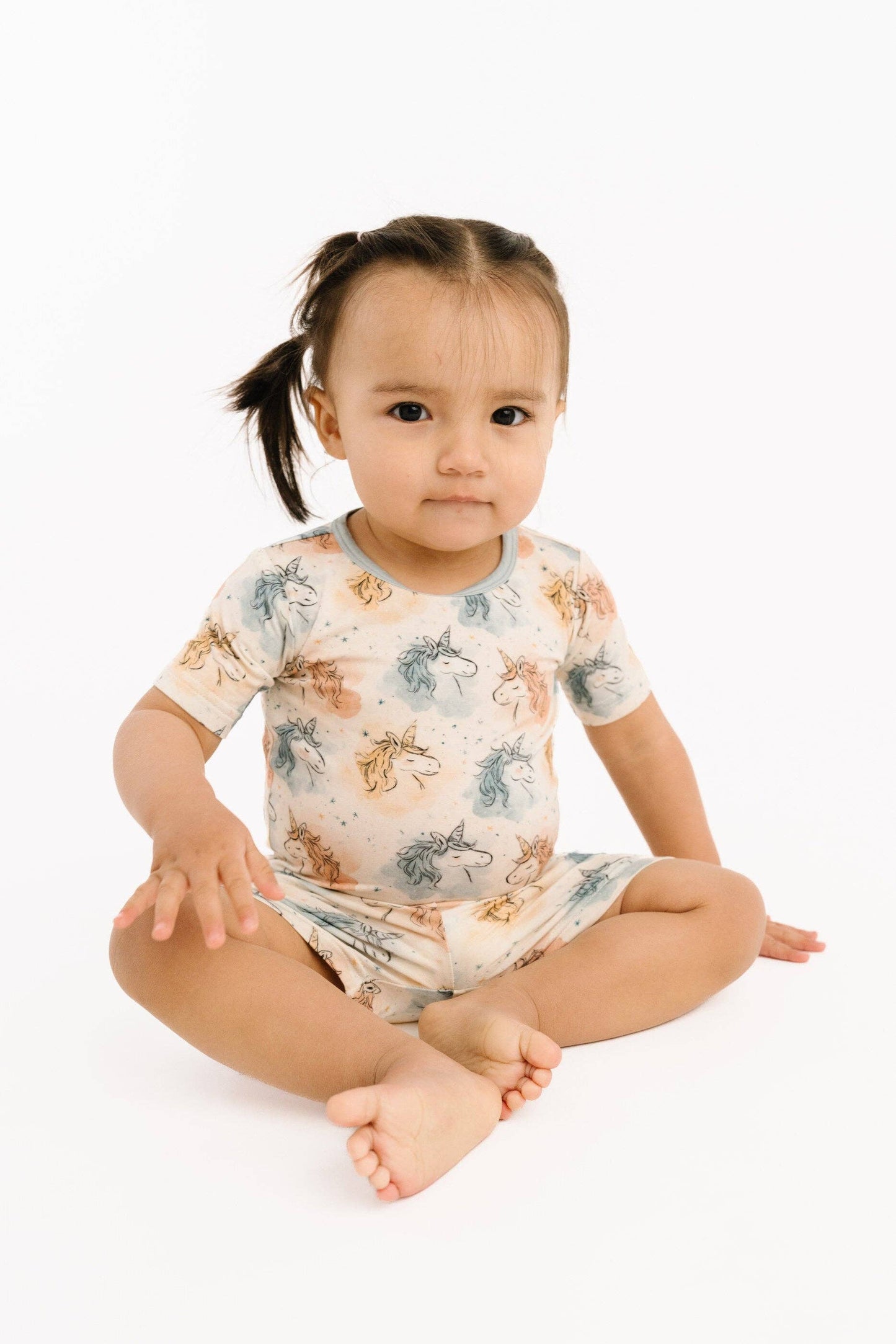 Stardust Unicorn Bamboo Shorts Set