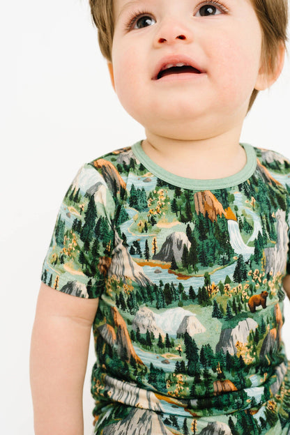 National Park Bamboo Shorts Set