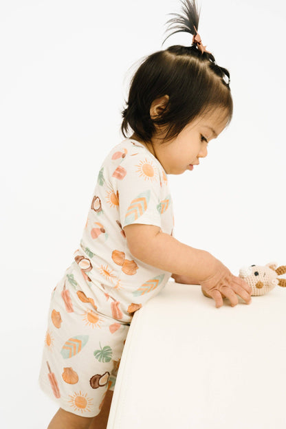 Seaside Stroll Bamboo Shorts Set