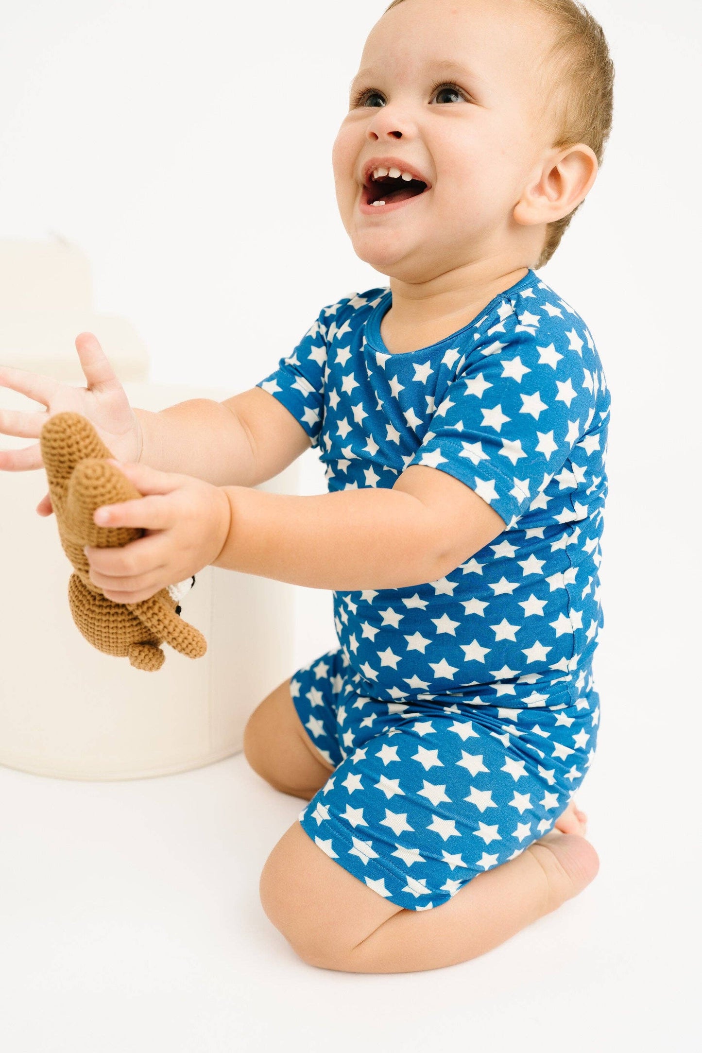 Retro Stars Bamboo Shorts Set