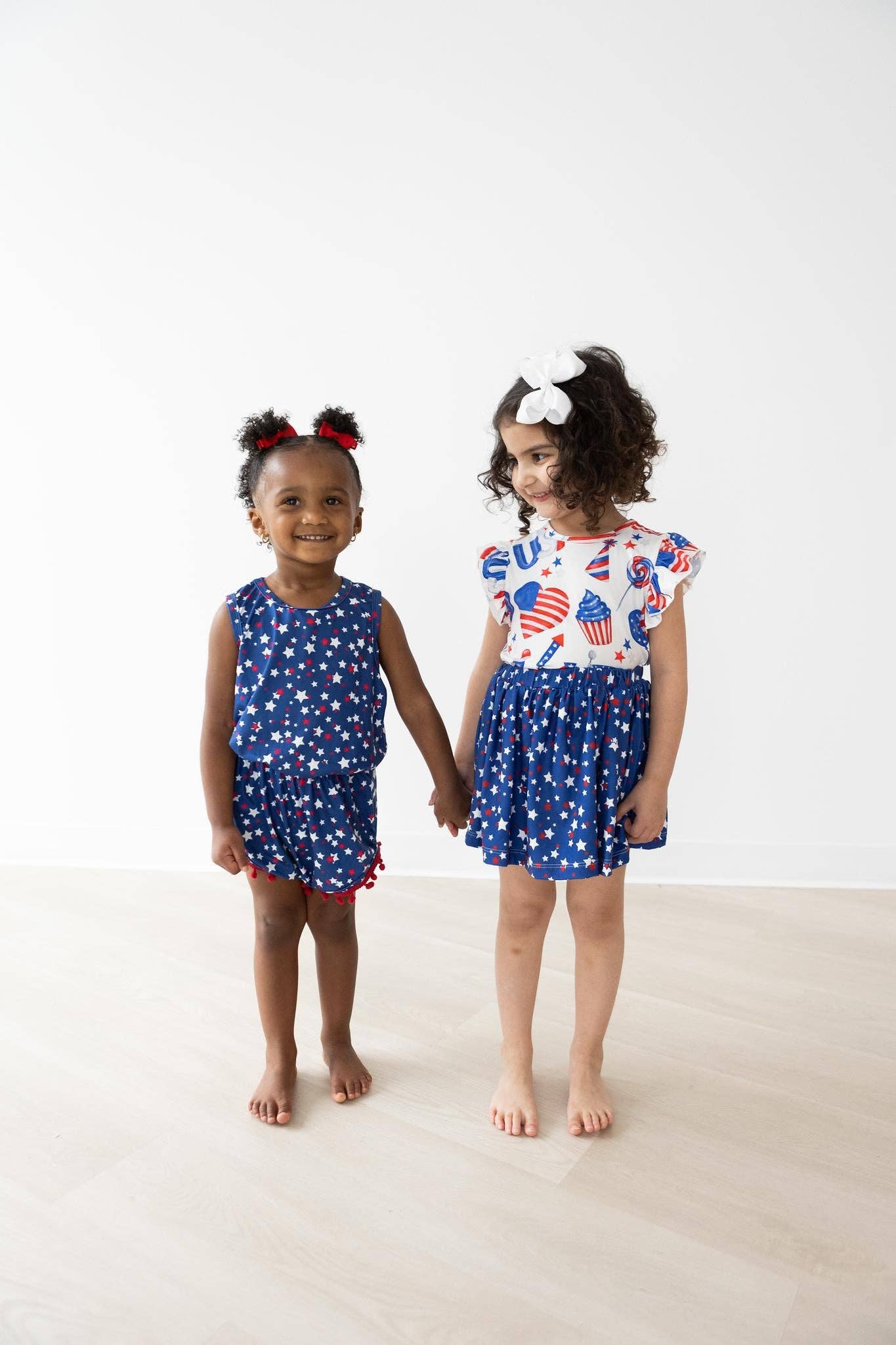 Star Bright Pom Pom Romper