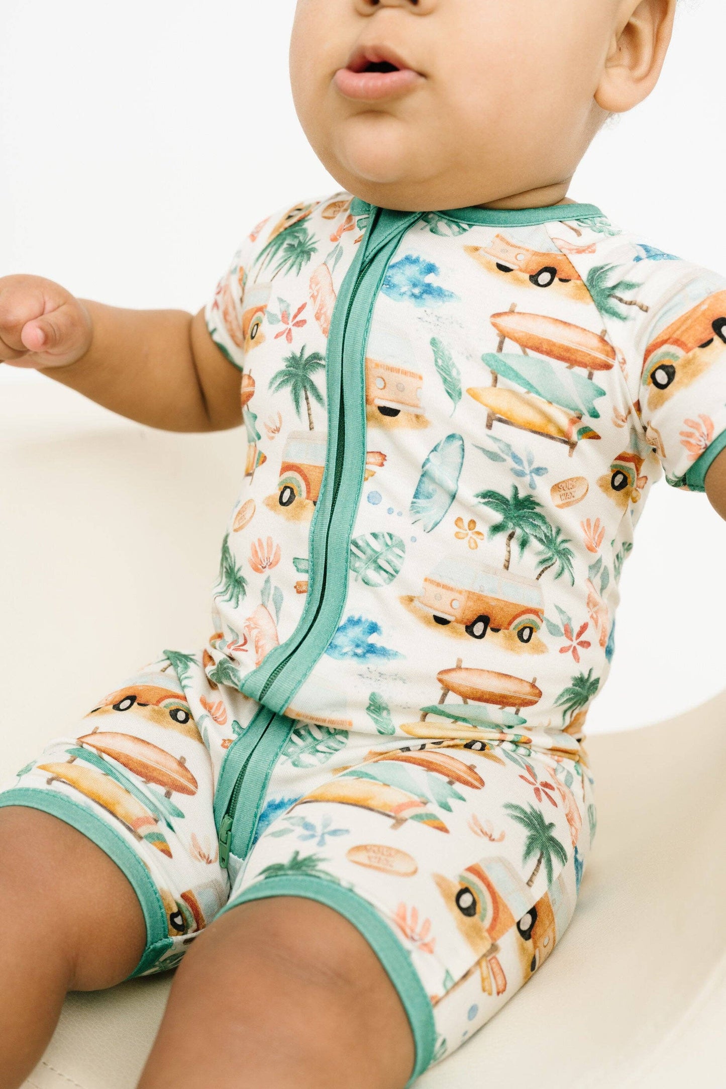 Beach Vacation Bamboo Short Romper