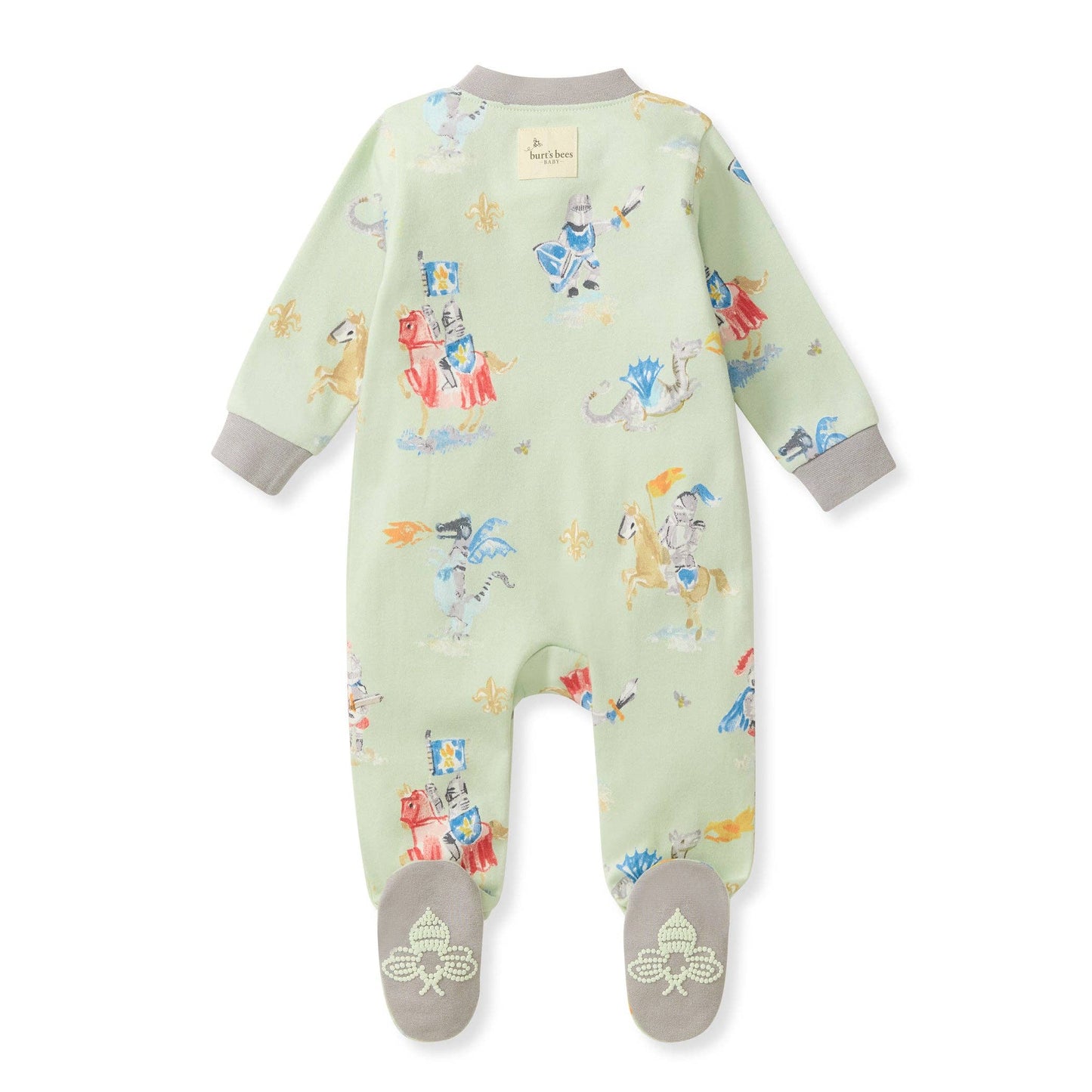 Knight & Dragons Organic Cotton Sleep & Play Footed