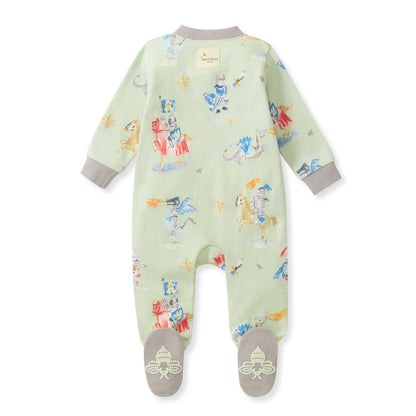 Knight & Dragons Organic Cotton Sleep & Play Footed