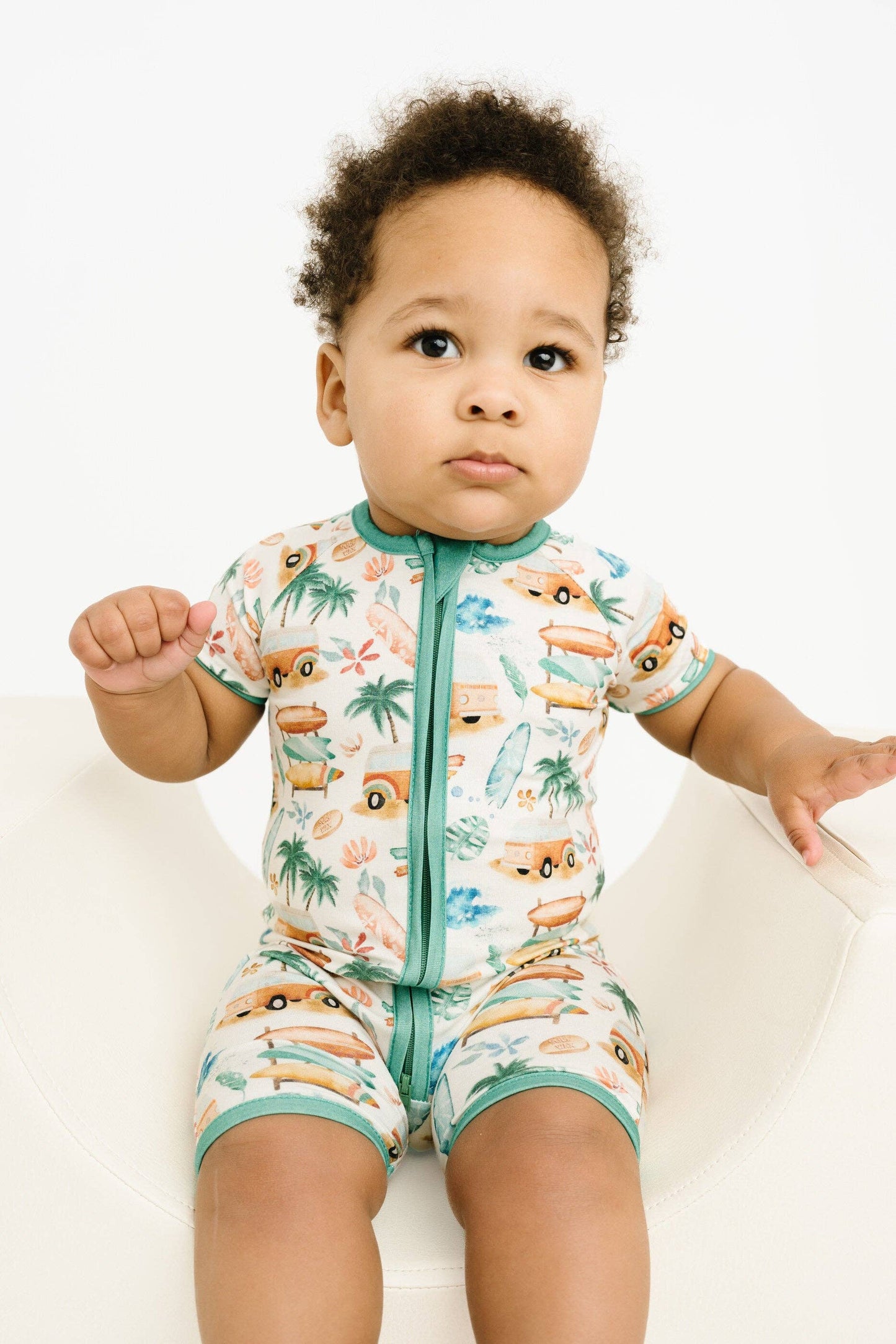 Beach Vacation Bamboo Short Romper
