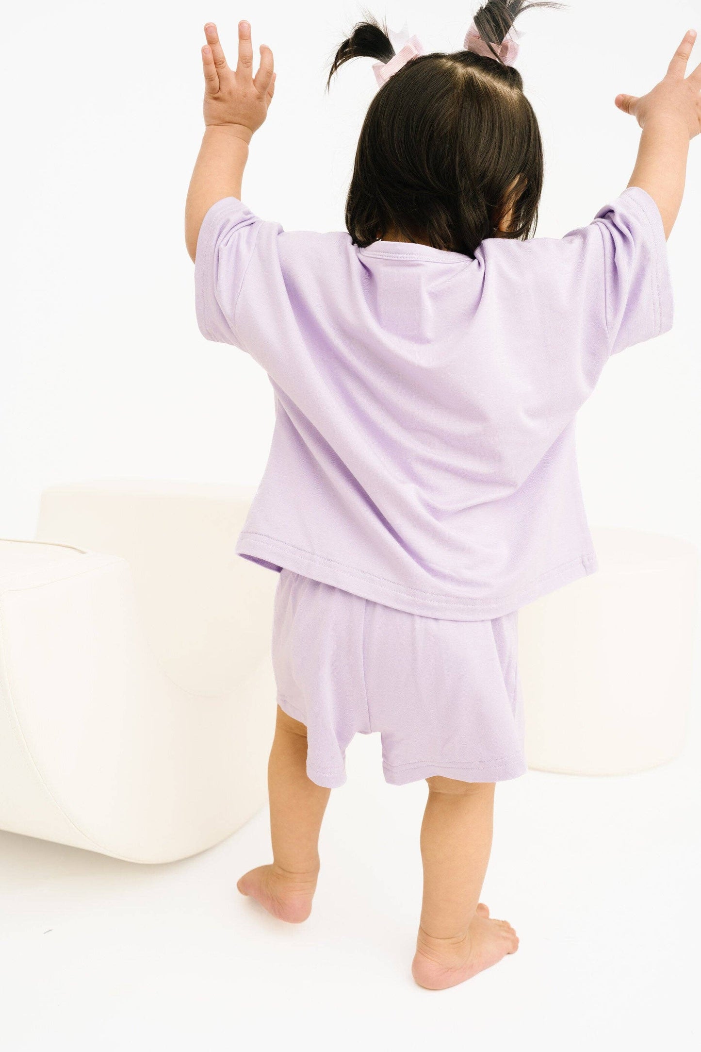 Lilac Bamboo Button Slouchy Set