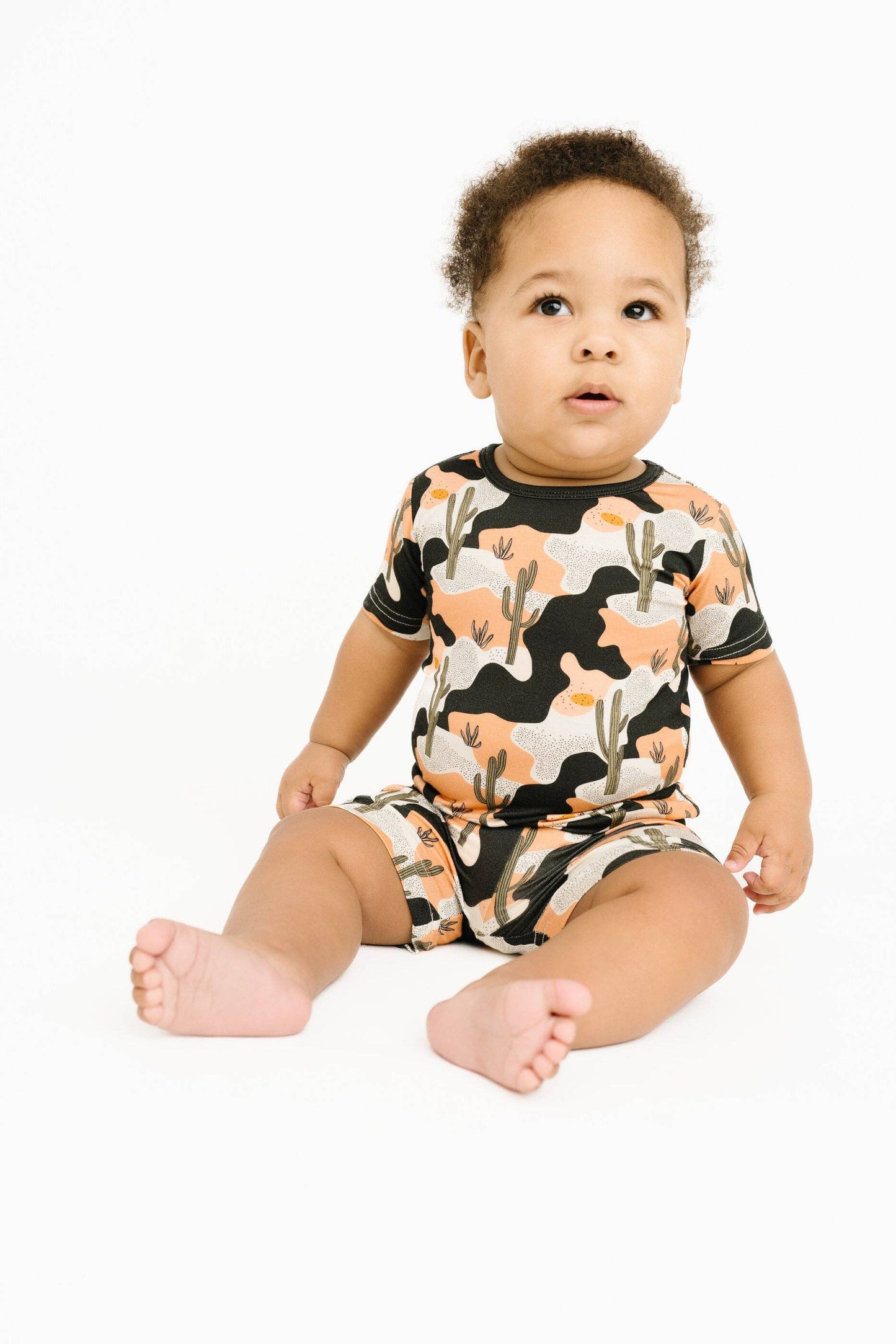 Dusk Desert Bamboo Shorts Set