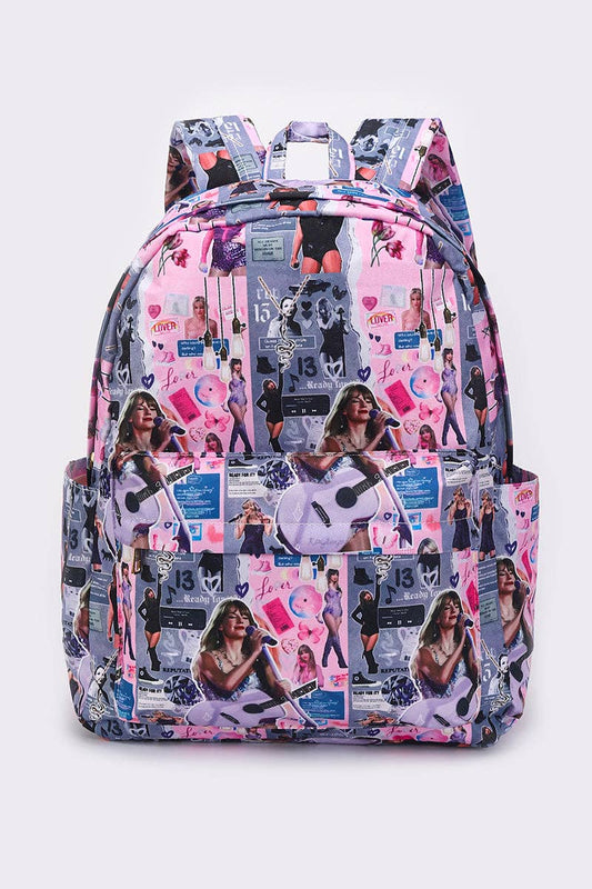 Grey/Pink TS Backpack