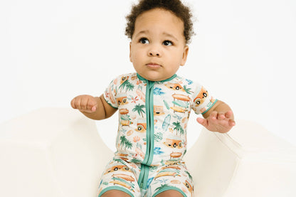 Beach Vacation Bamboo Short Romper