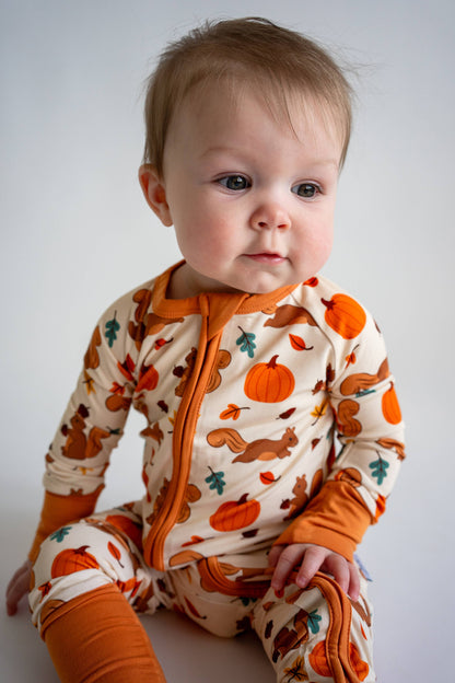 Pumpkin Patch Pals Zippy Bamboo Pajamas