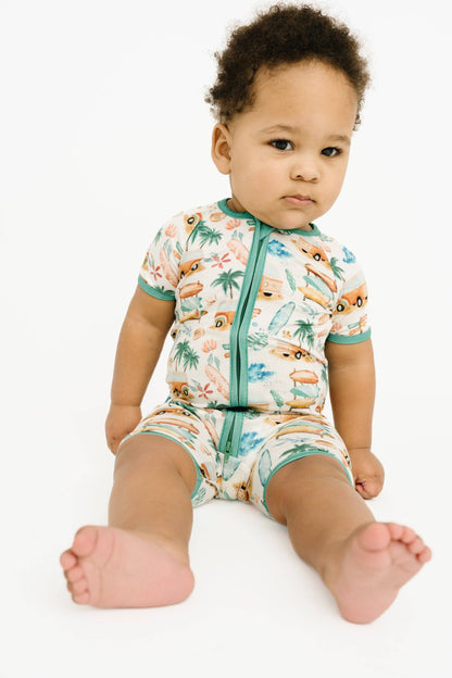 Beach Vacation Bamboo Short Romper