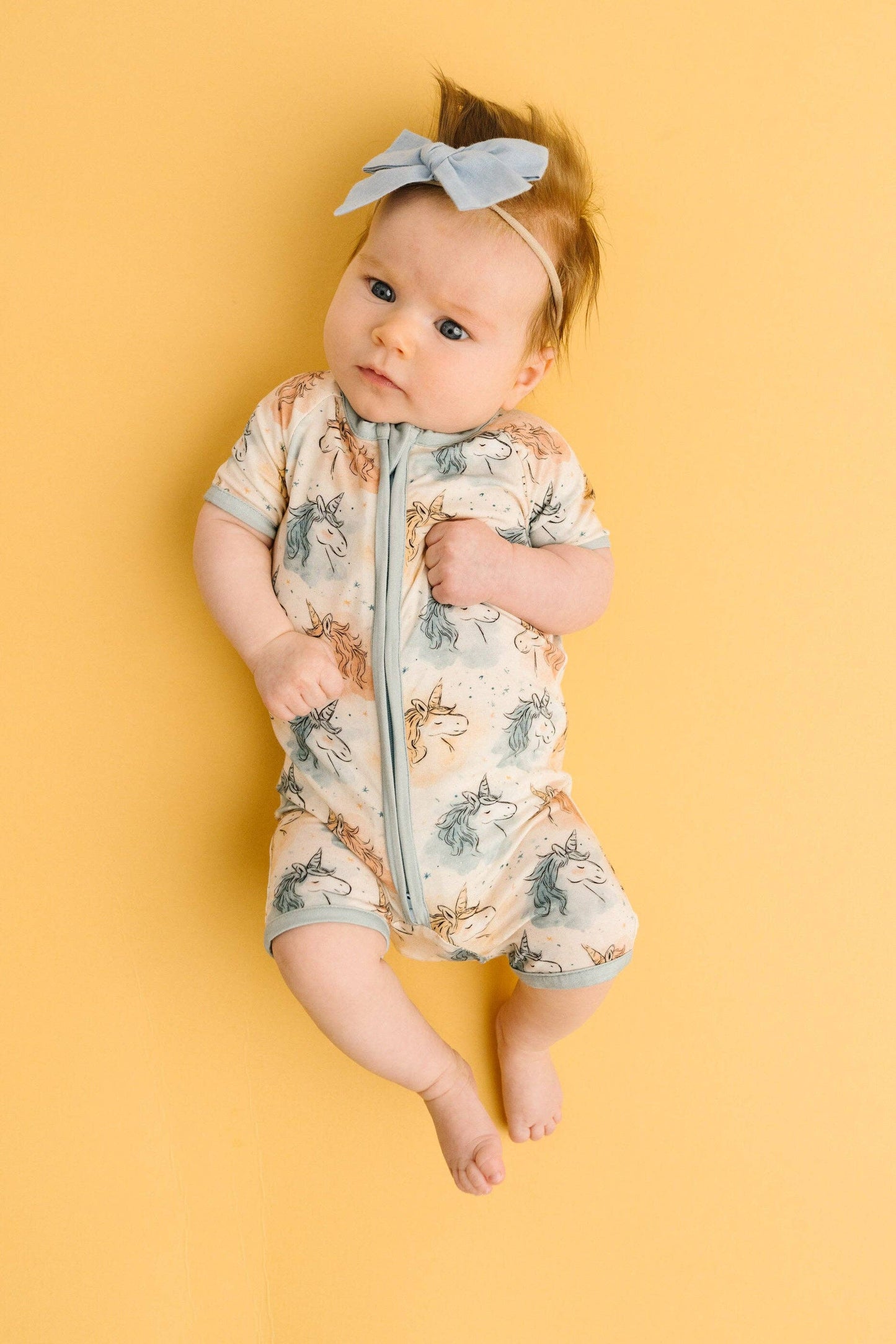 Stardust Unicorn Bamboo Short Romper