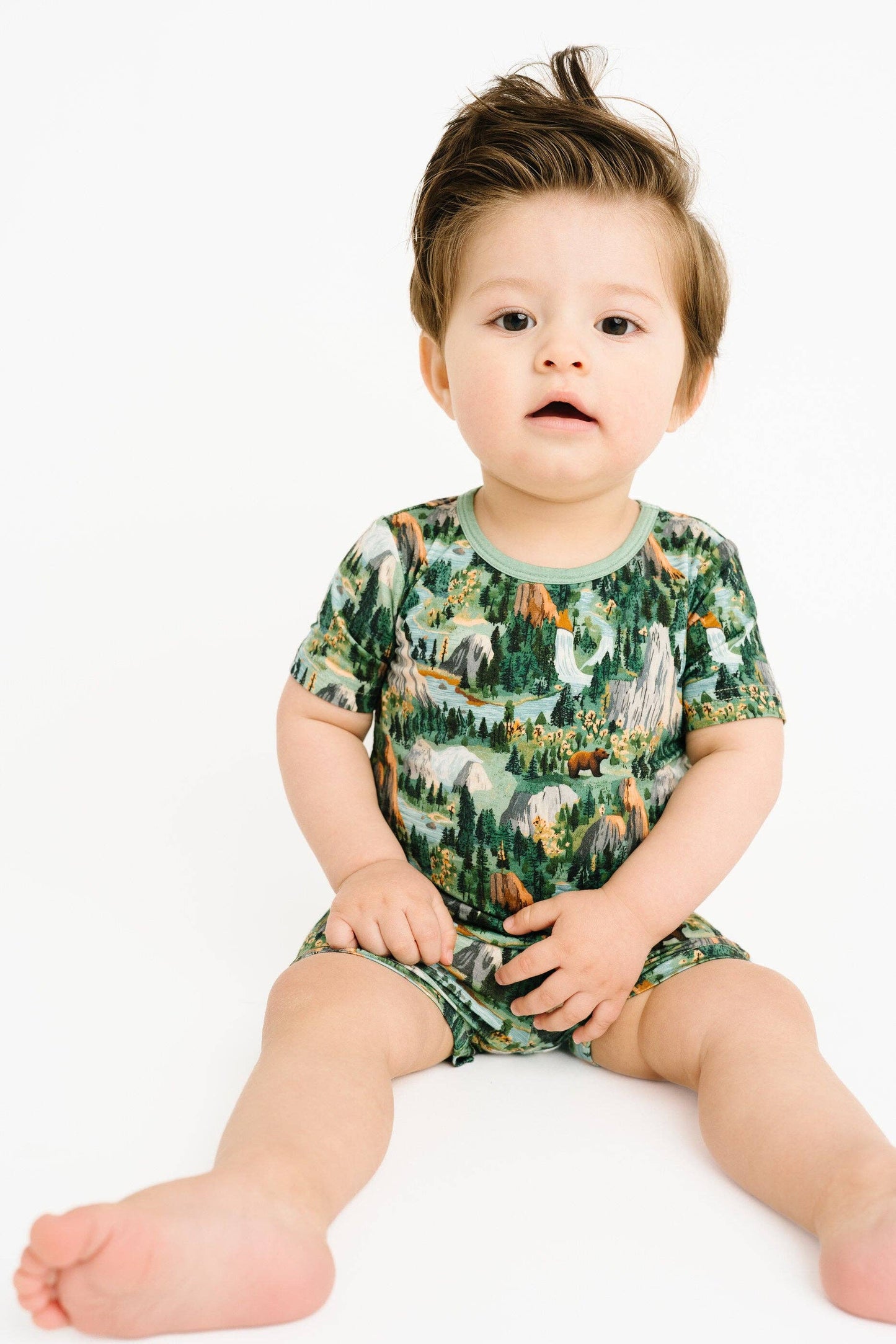 National Park Bamboo Shorts Set