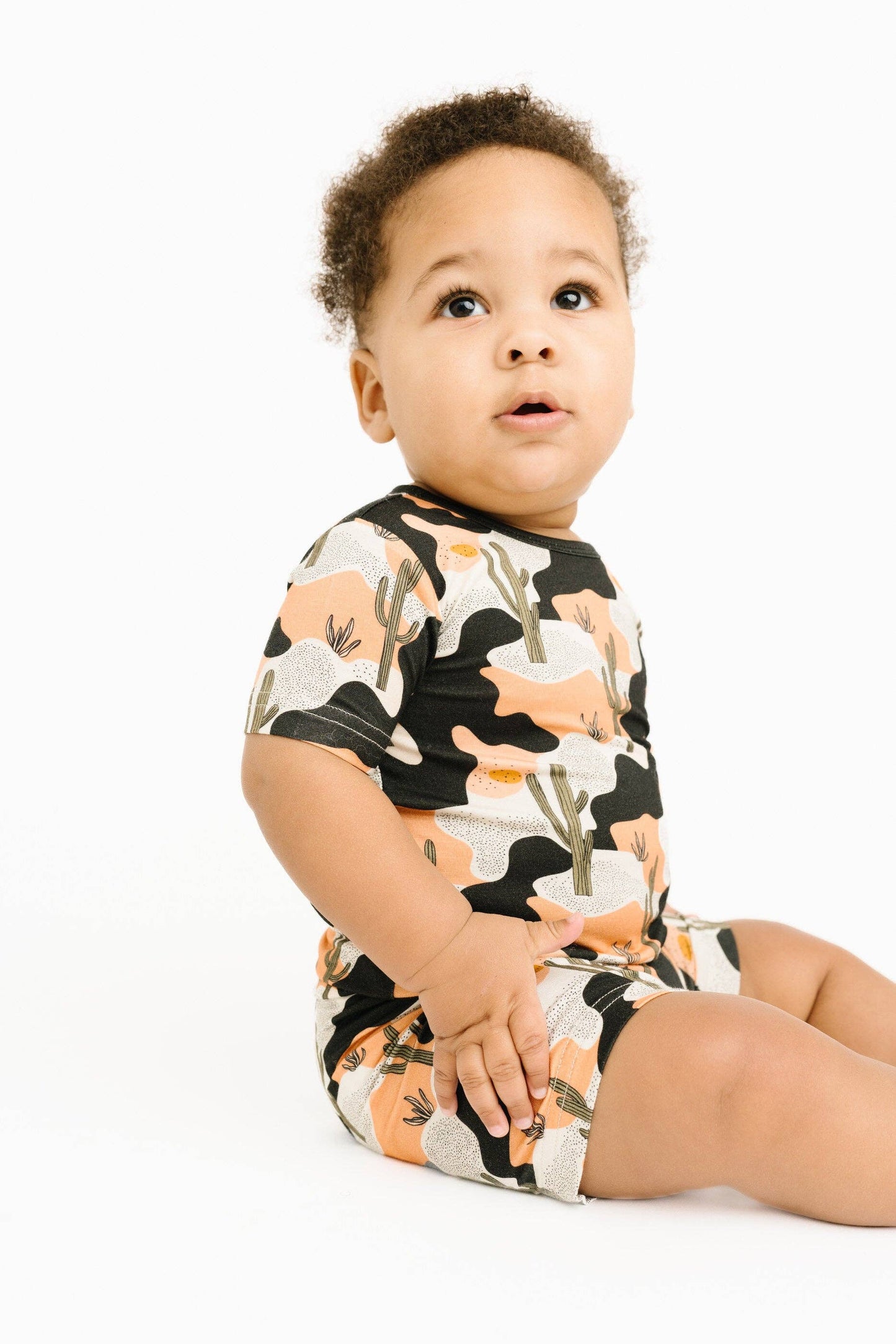 Dusk Desert Bamboo Shorts Set