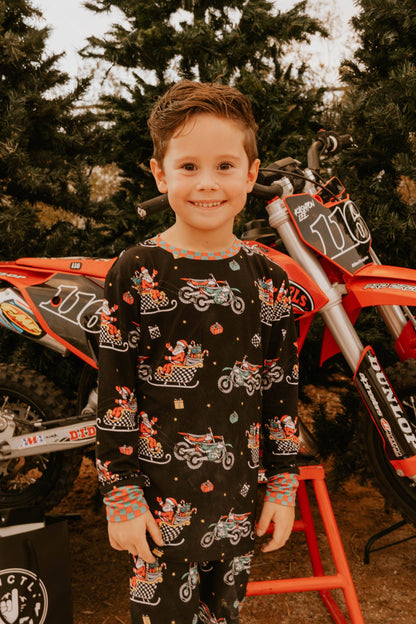 Santas Speedy Sleigh Toddler & Youth Pajamas *PREORDER*