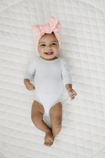 Marshmallow Texture Puff Double Bow Headband