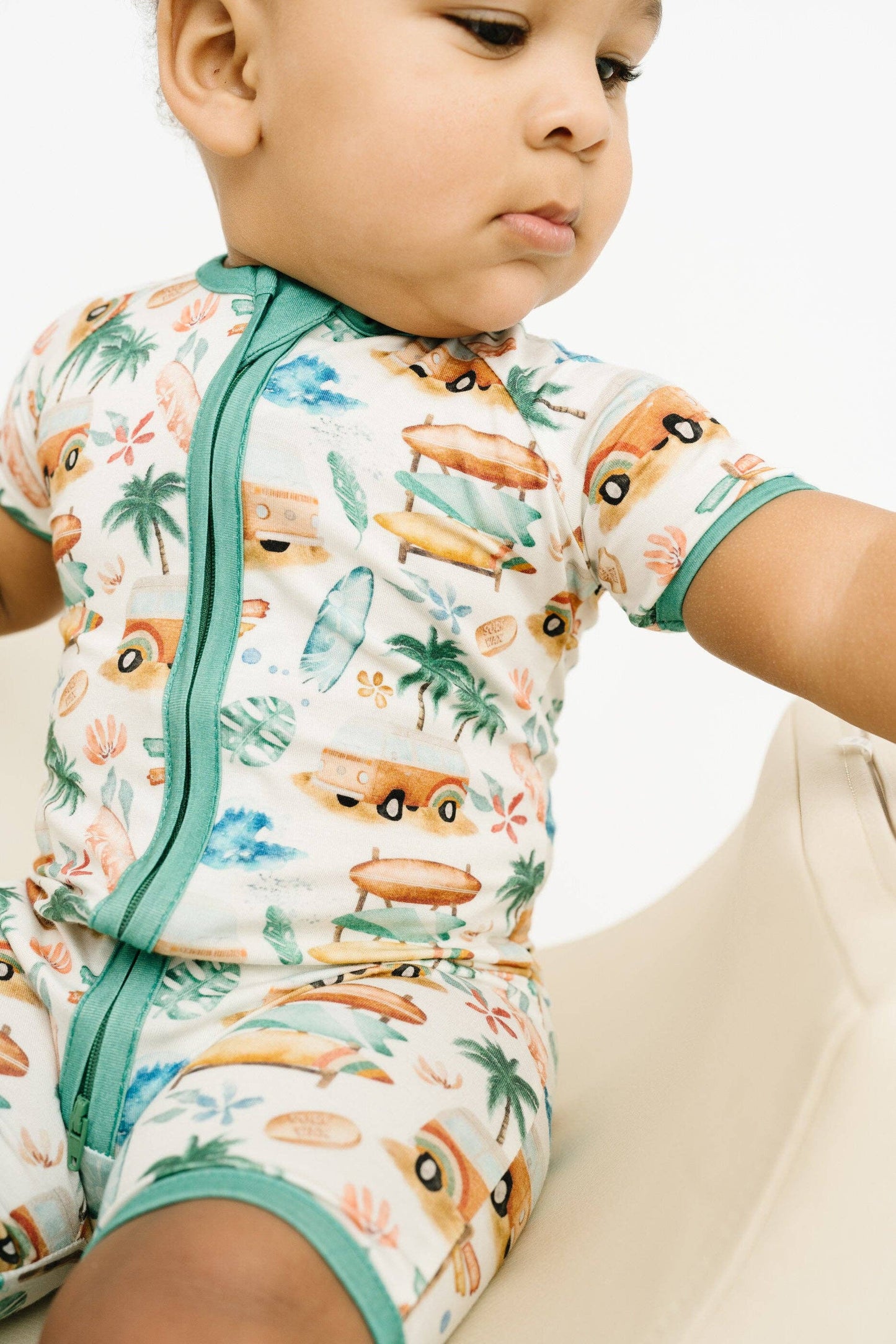 Beach Vacation Bamboo Short Romper