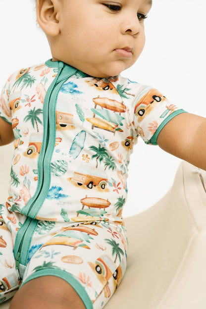 Beach Vacation Bamboo Short Romper