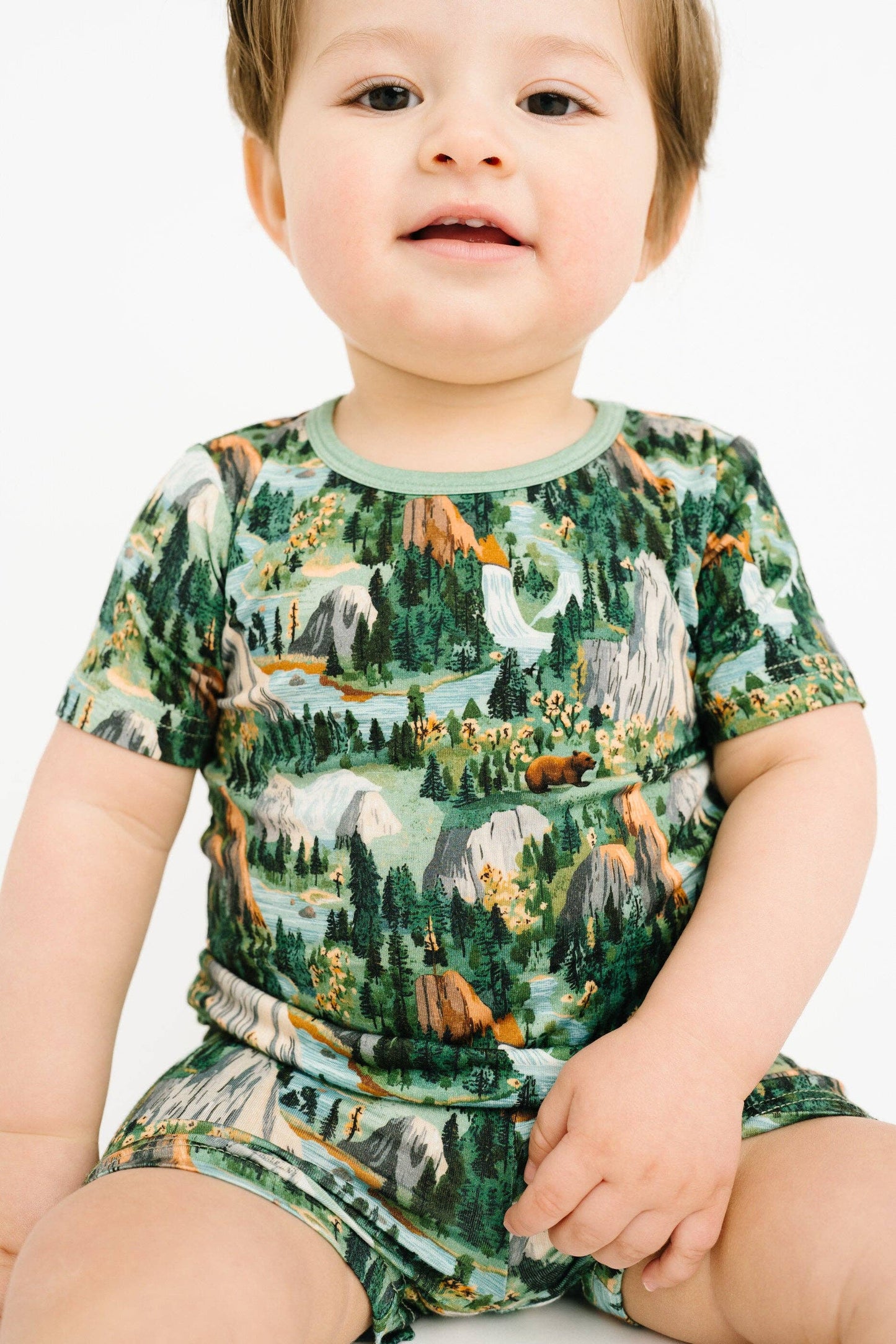 National Park Bamboo Shorts Set
