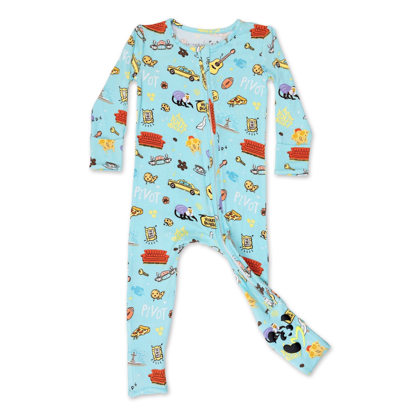 Central Perk FRIENDS Bamboo Convertible Footie