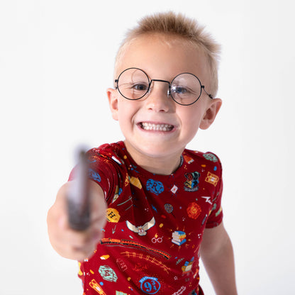 Harry Potter Hogwarts Express Bamboo Kids Pajama Short Set