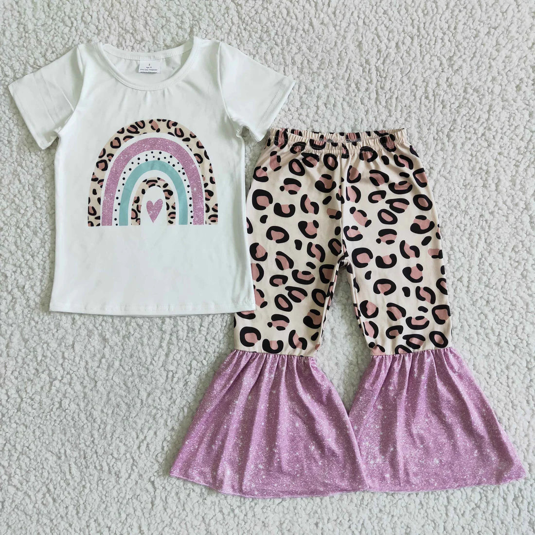 Lilac Rainbow Bellbottom Outfit
